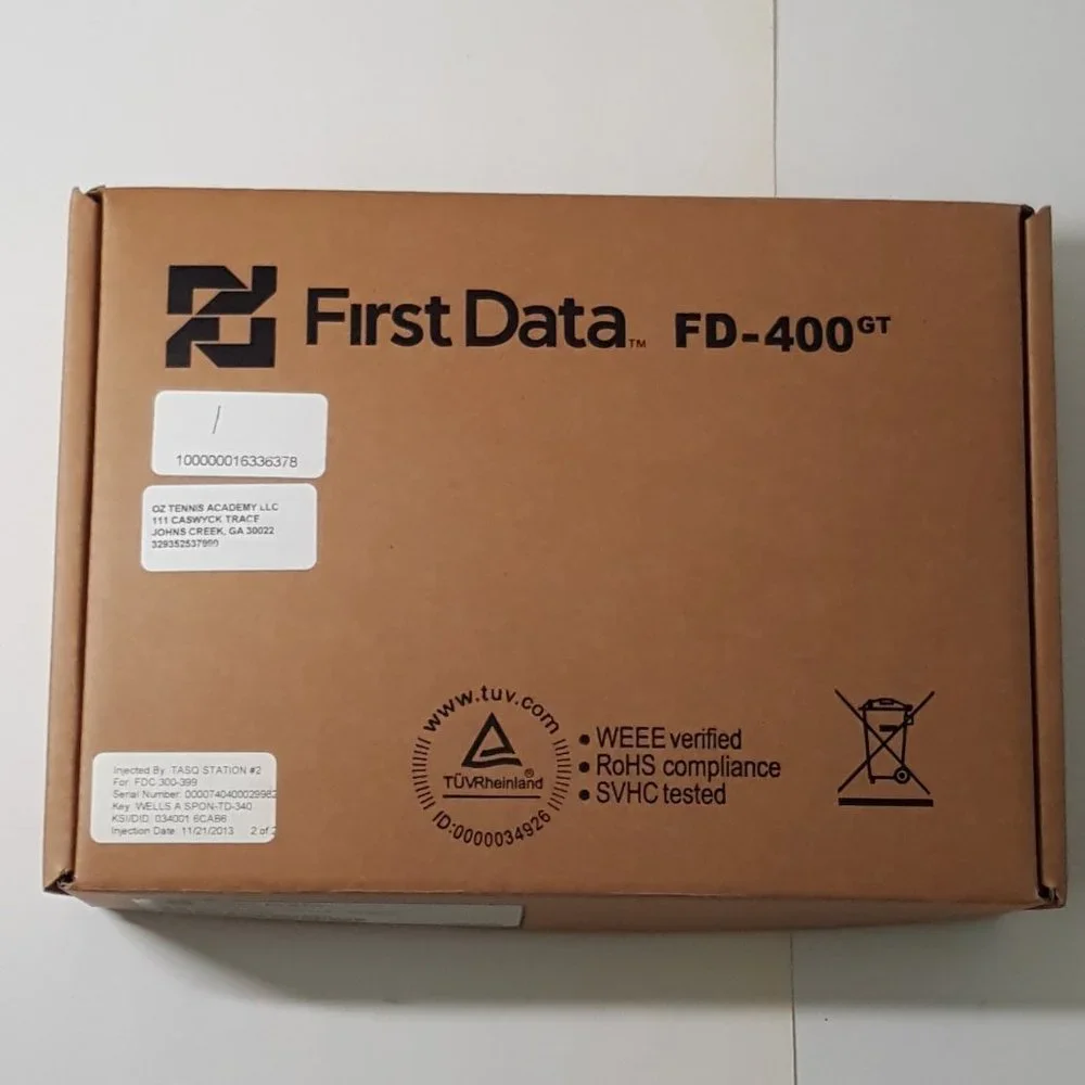 New In Box First Data FD 400GT ( MC8090 ) Credit Card Reader